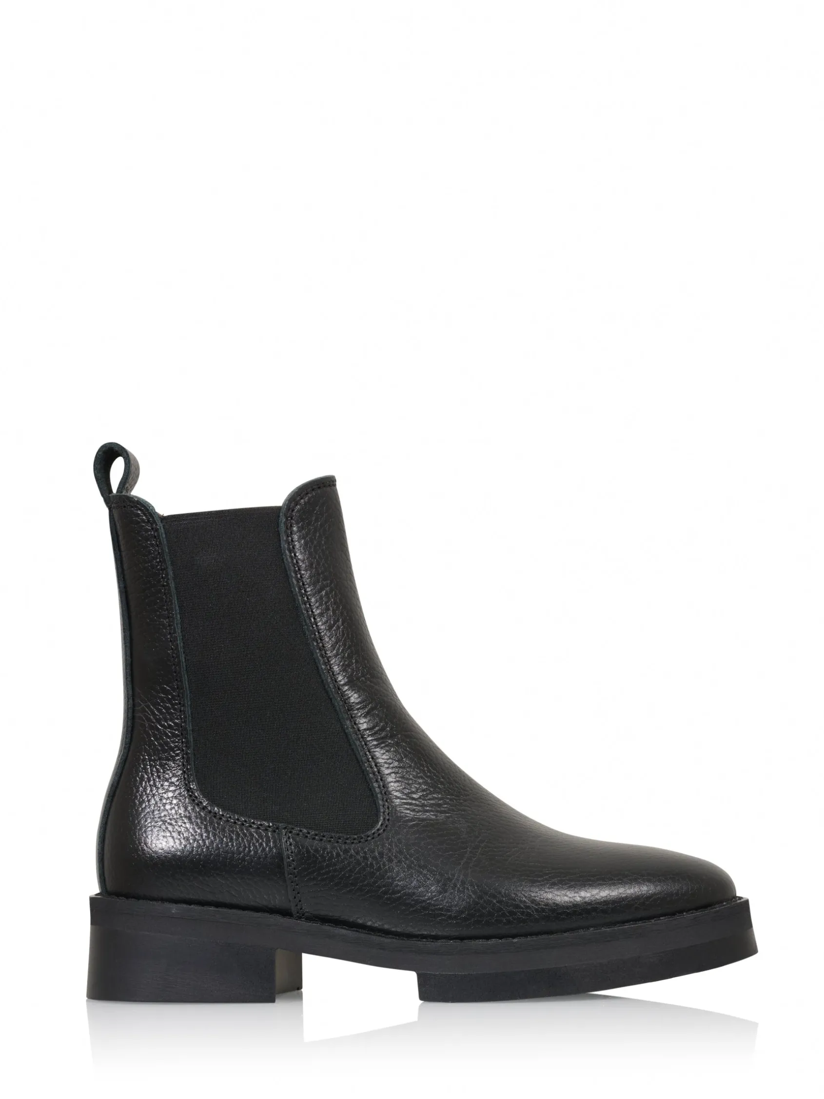 BARKLY leer - Bikerboots | Black