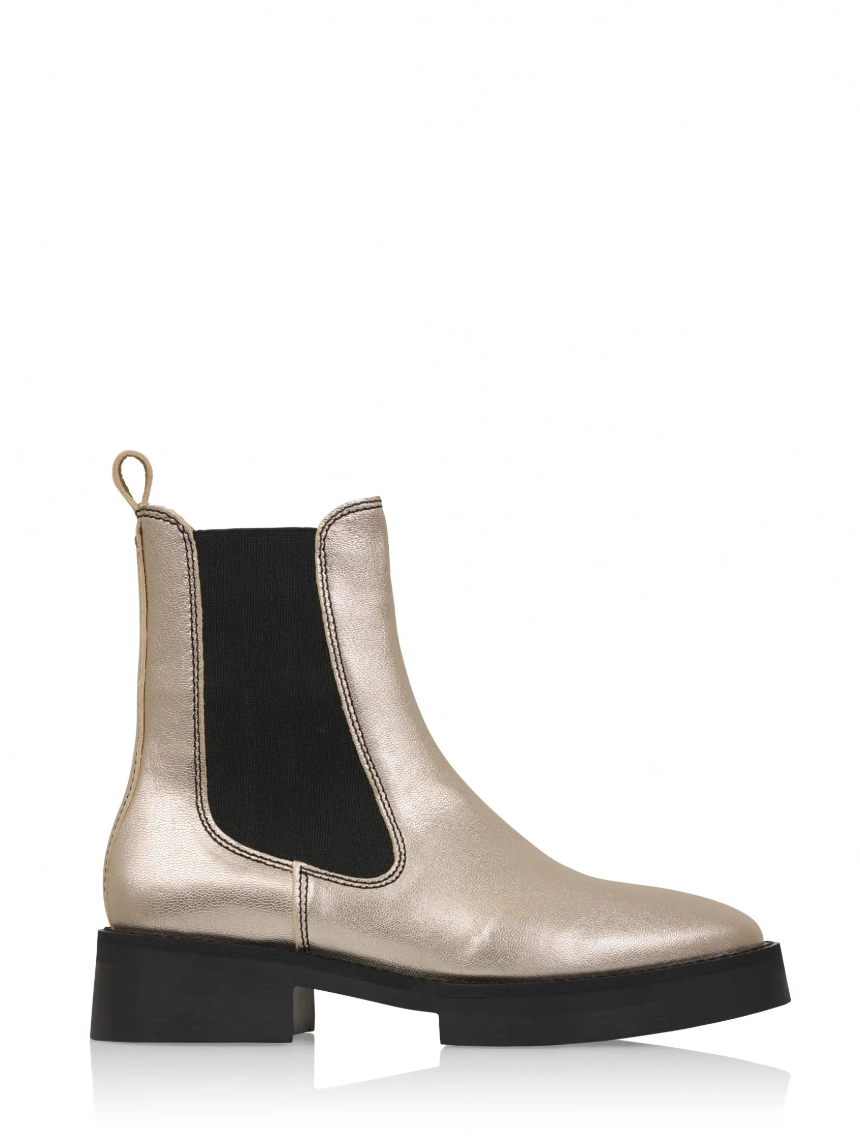 BARKLY metallic - Bikerboots | Stone