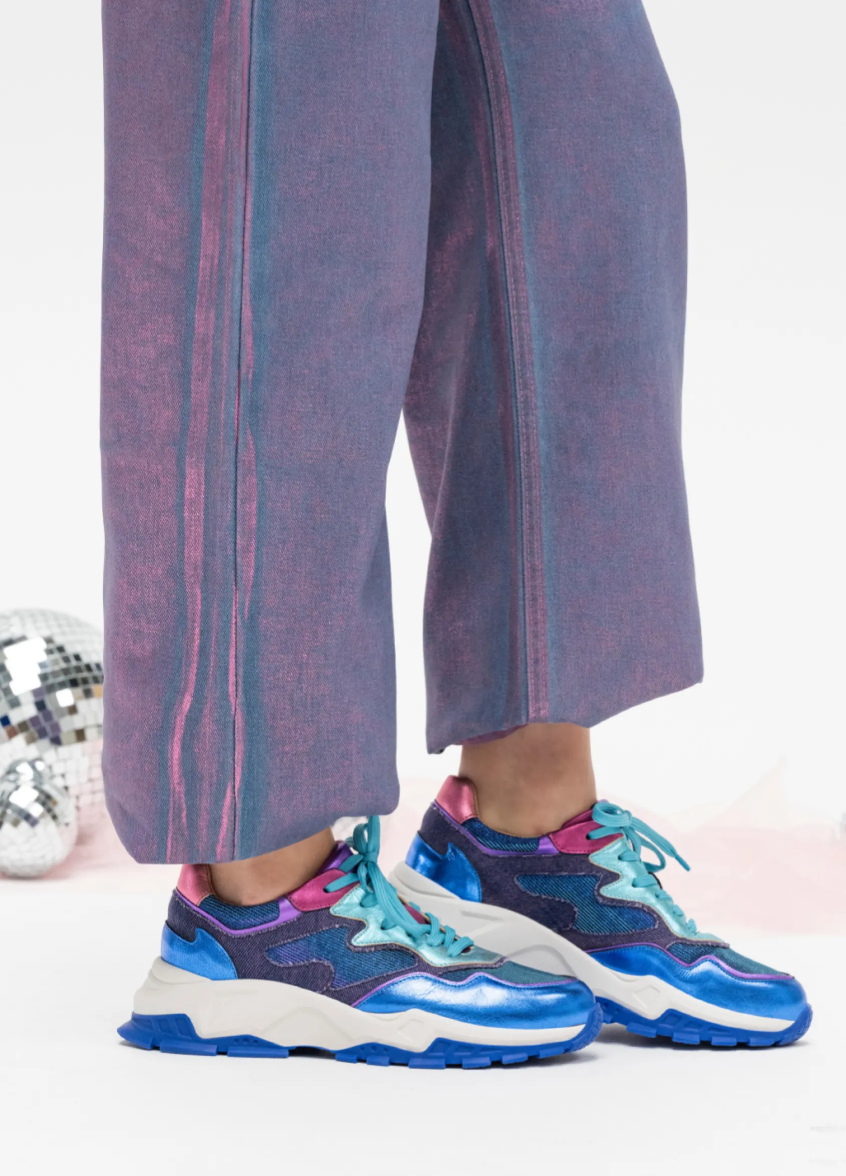 CHESTER sparkling - Sneakers | Kobalt / Aqua