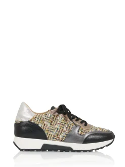 DUMFRIES tweed - Sneakers | Black / Cipra