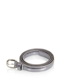 FIJI BELT metallic - Riemen | Anthracite