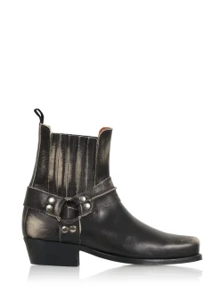 HOOK lavado - Enkellaarsjes | Black / Beige
