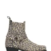 HOOK leopard - Enkellaarsjes | Beige / Black