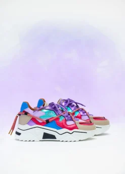 JUPITER leer - Sneakers | Lila / Raspberry