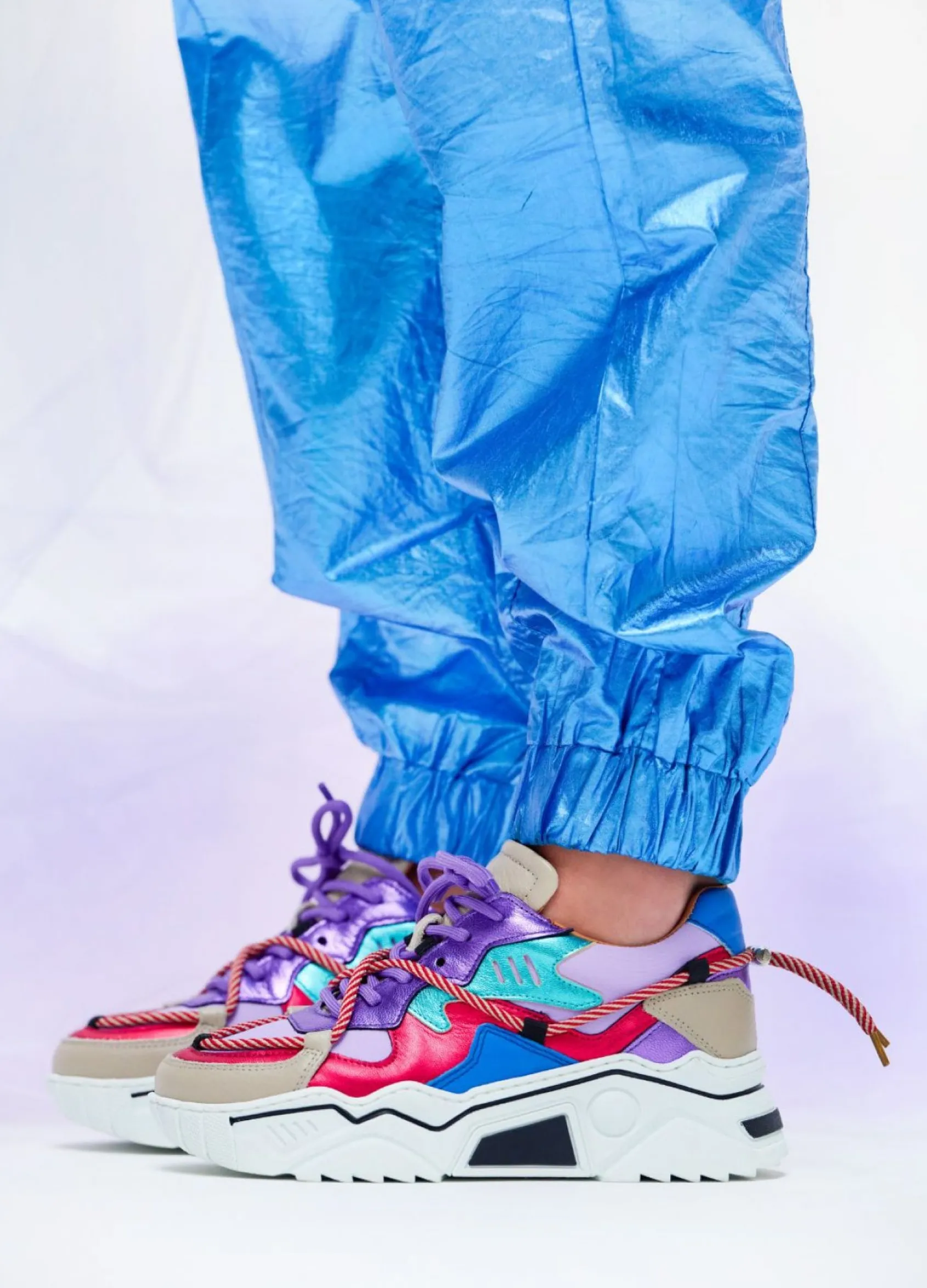 JUPITER leer - Sneakers | Lila / Raspberry
