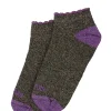 LIZZY SOCKS - Sokken | Black / Purple