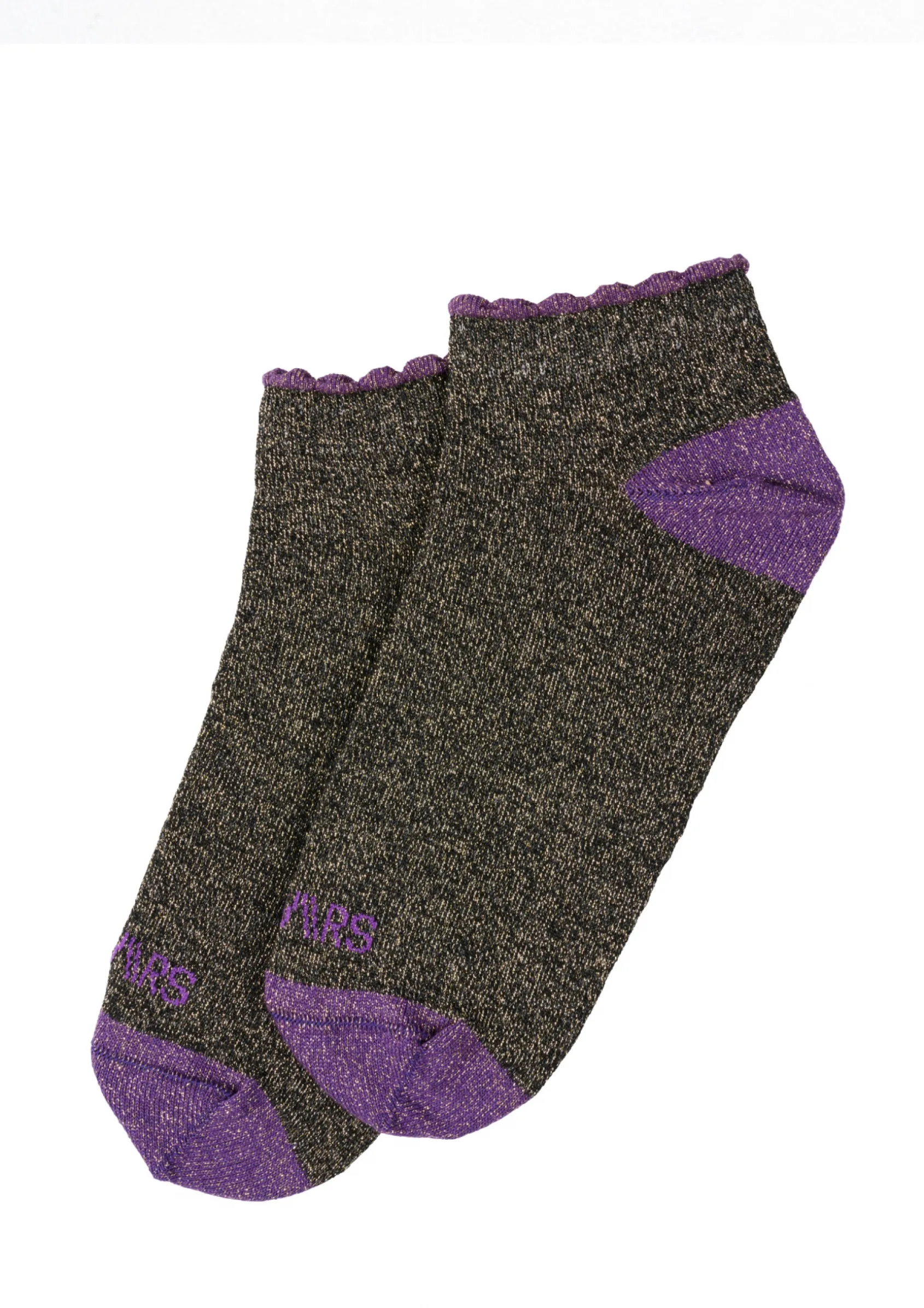 LIZZY SOCKS - Sokken | Black / Purple