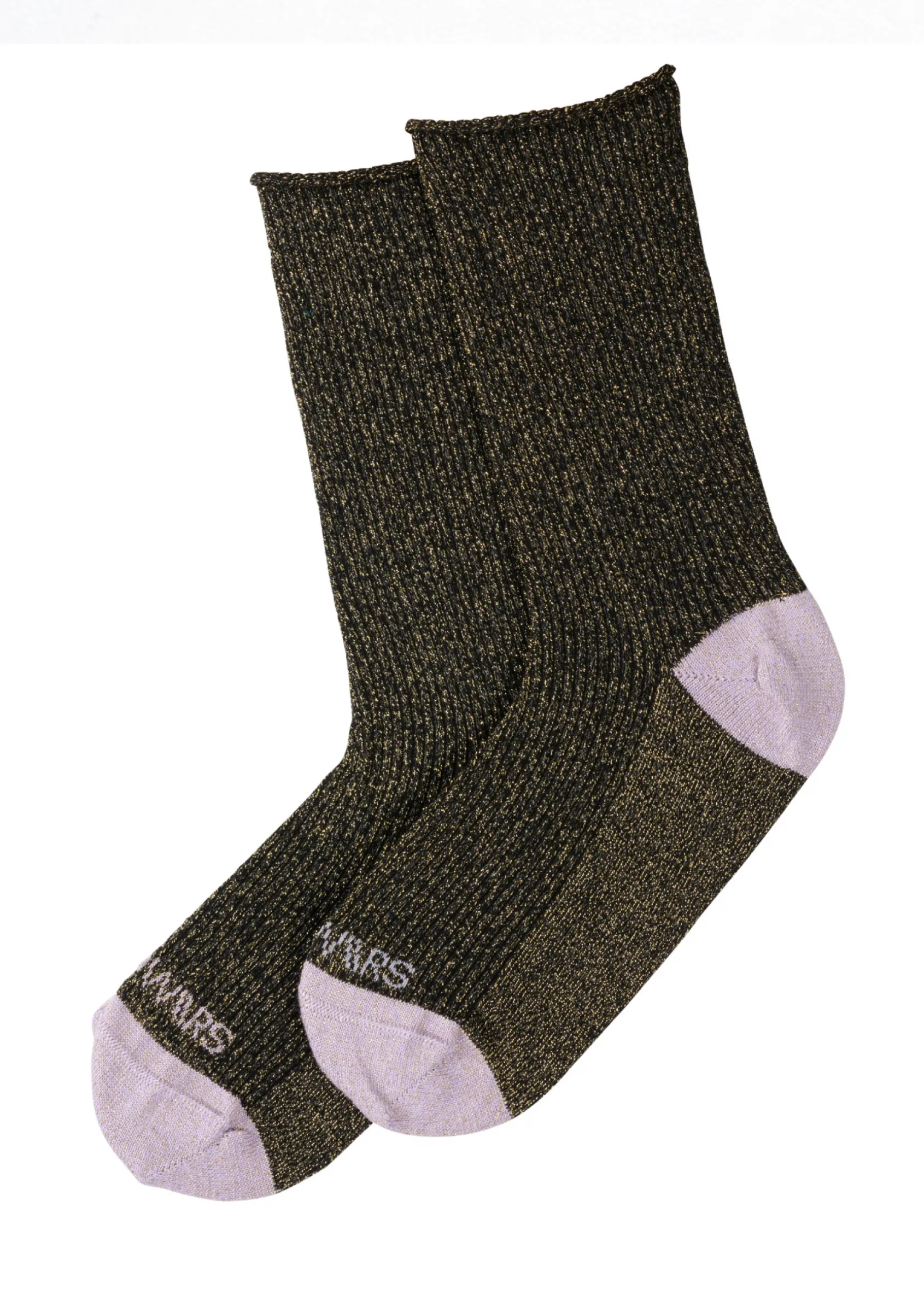 LOU SOCKS - Sokken | Black / Lila