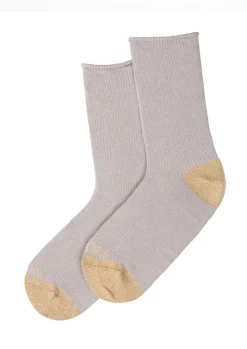 LOU SOCKS - Sokken | Silver / Gold