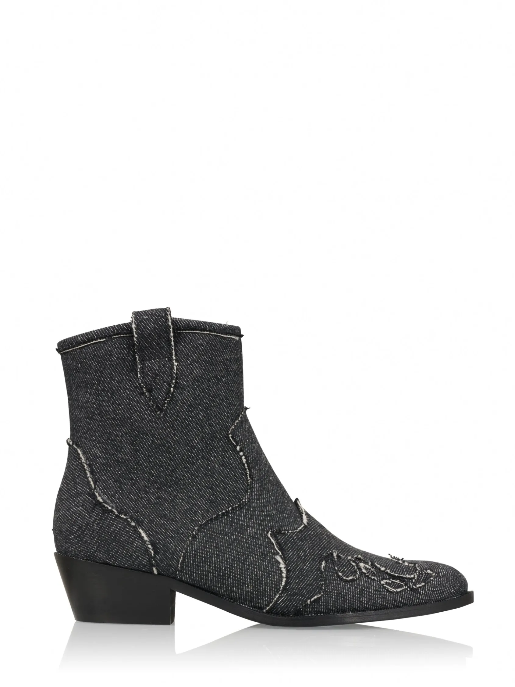 LUCCA denim - Westernboots | Black
