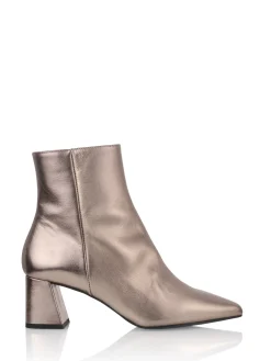 LUGANO metallic - Enkellaarsjes | Smoke