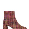 LUGANO tweed - Enkellaarsjes | Pink