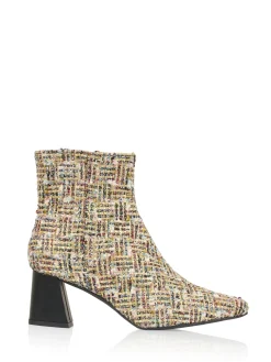 LUGANO tweed - Enkellaarsjes | Gold