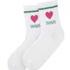 LYLA SOCKS - Sokken | White / Green