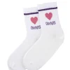 LYLA SOCKS GLITTER - Sokken | White / Purple