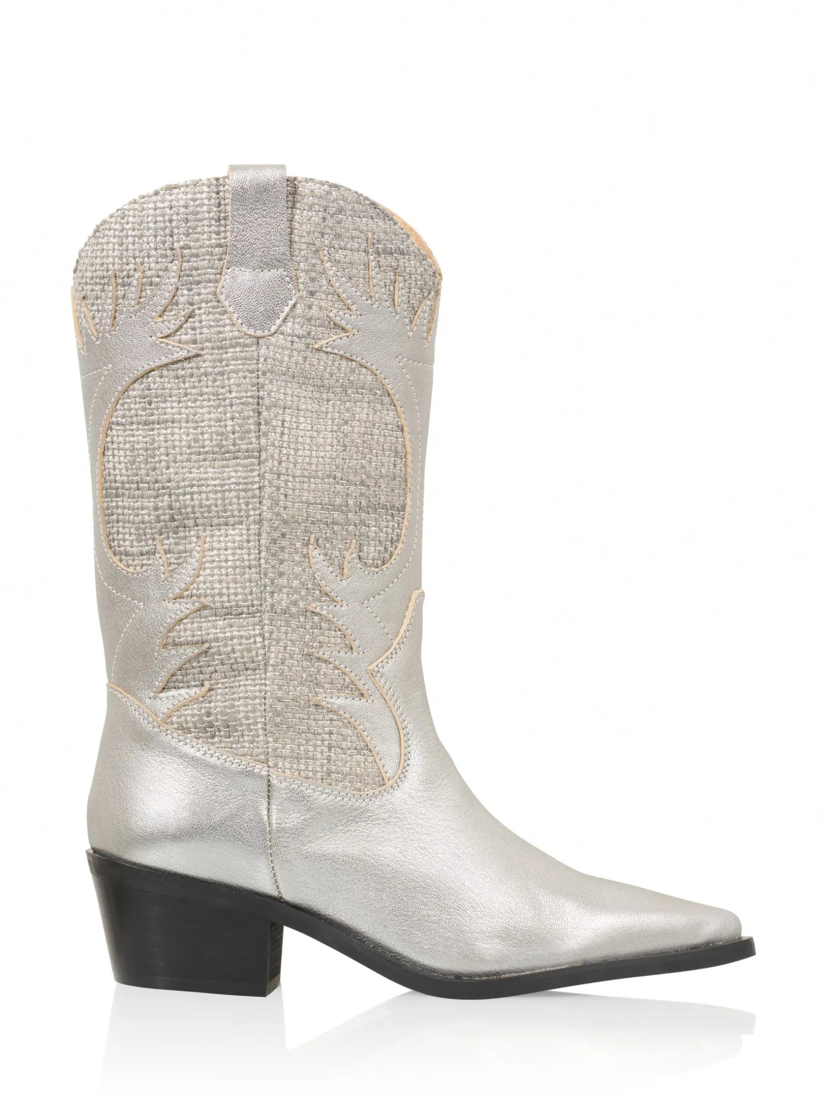 MESSINA metallic - Westernlaarzen | Steel / Grey