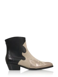 MONKEY suede - Westernboots | Black / Stone