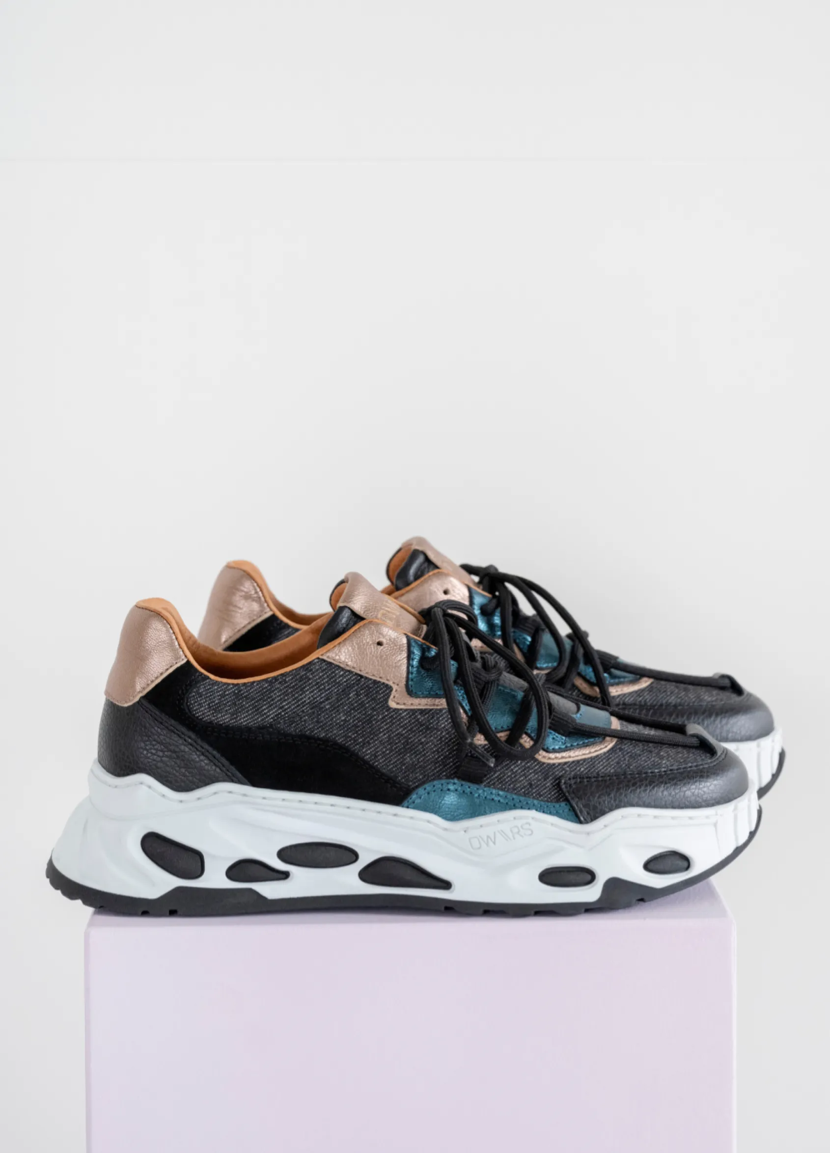 NEPTUNUS denim - Sneakers | Black / Cipra