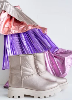 OSLO metallic - Bikerboots | Stone