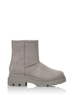 OSLO suede - Bikerboots | Grey