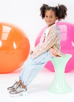 PLUTO KIDS metallic - Sneakers | Stone / Cipra