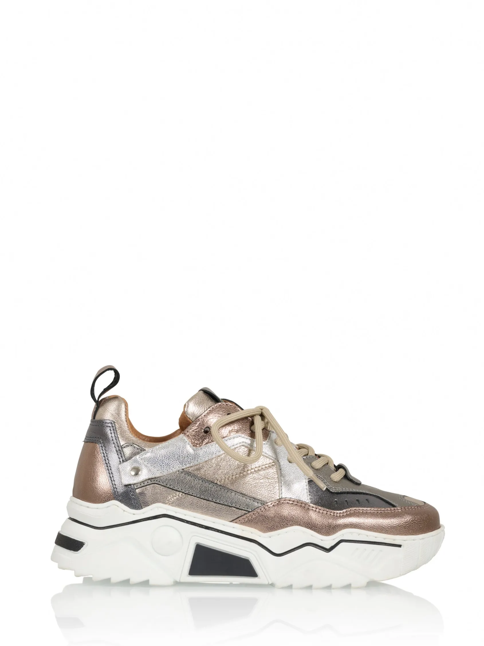 PLUTO metallic - Sneakers | Stone / Cipra