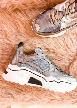 PLUTO metallic - Sneakers | Steel
