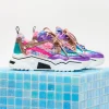 PLUTO teddy - Sneakers | Purple / Aqua