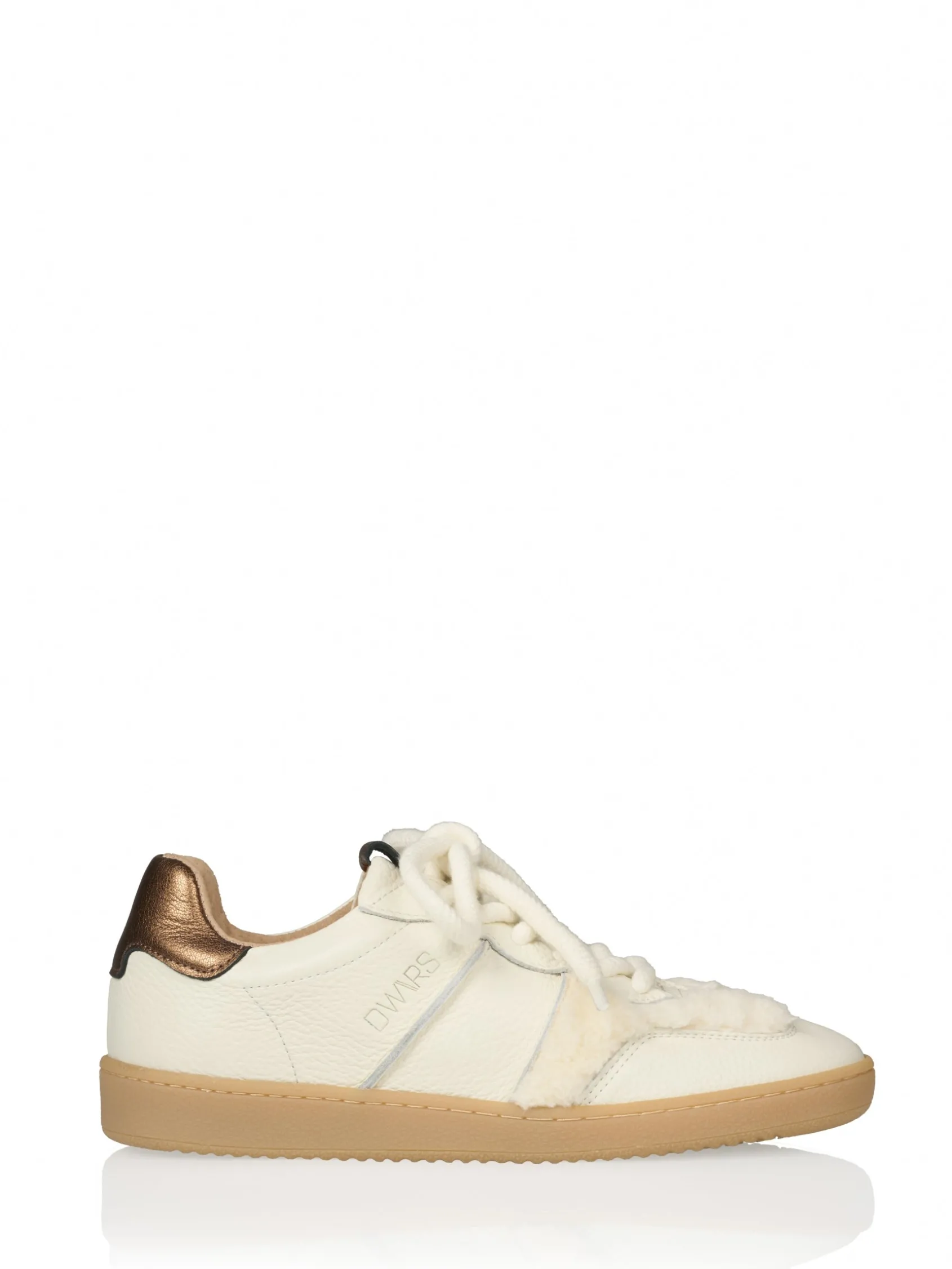 POONA teddy - Sneakers | Off white / Bronze