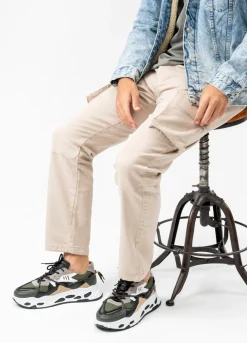 SATURNUS MEN - Sneakers | Army / Black