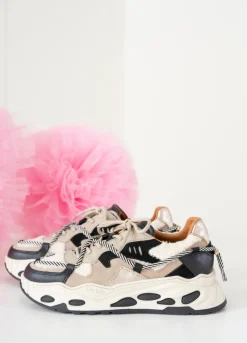 SATURNUS teddy - Sneakers | Black / Off white