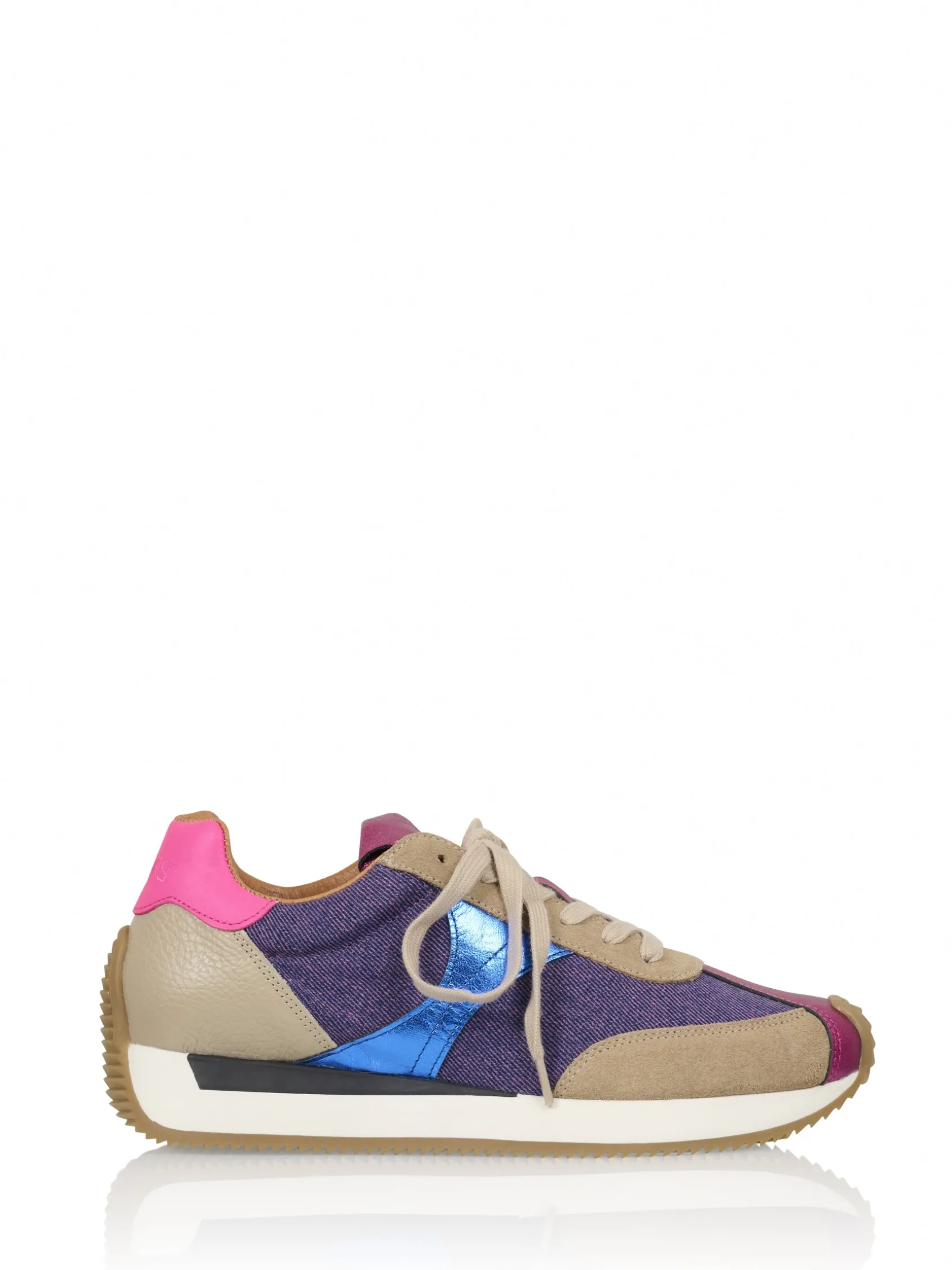 SCOBEY denim - Sneakers | Fuchsia / Jeans