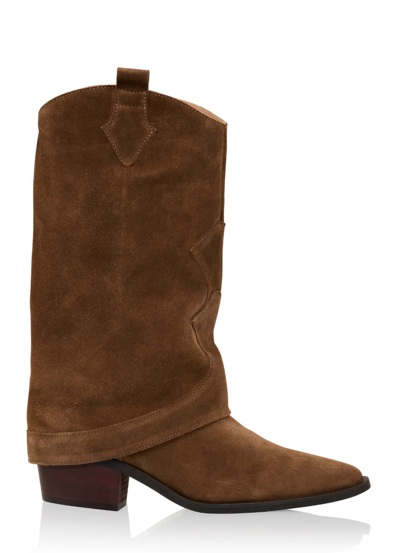 SHETLAND suede - Westernlaarzen | Brown