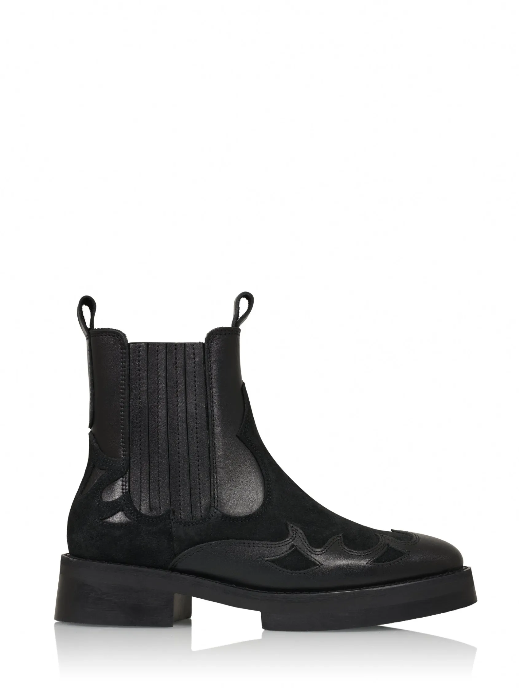 WIDLEY suede - Bikerboots | Black